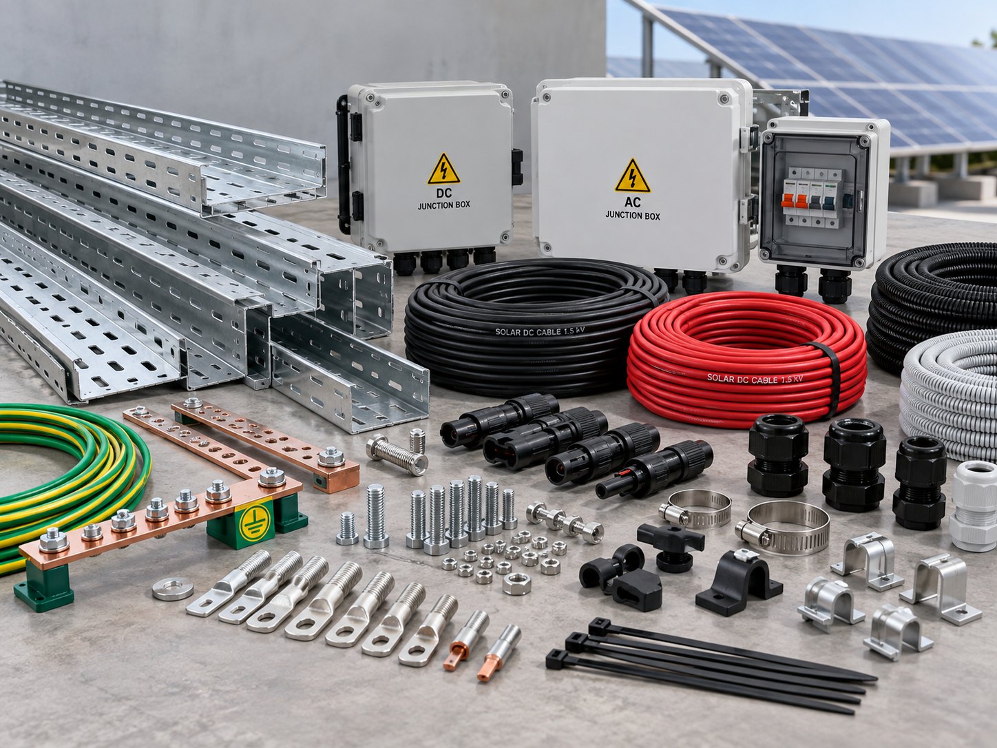 GI / HDG Cable Trays — illustrative reference image