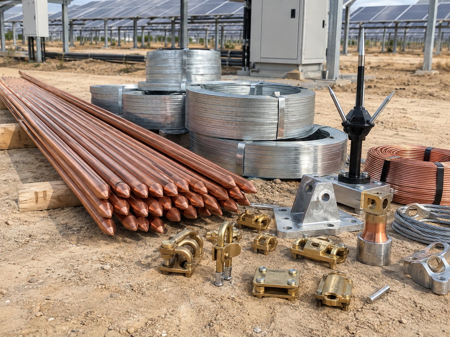 Copper-Bonded Earth Electrodes — illustrative reference image