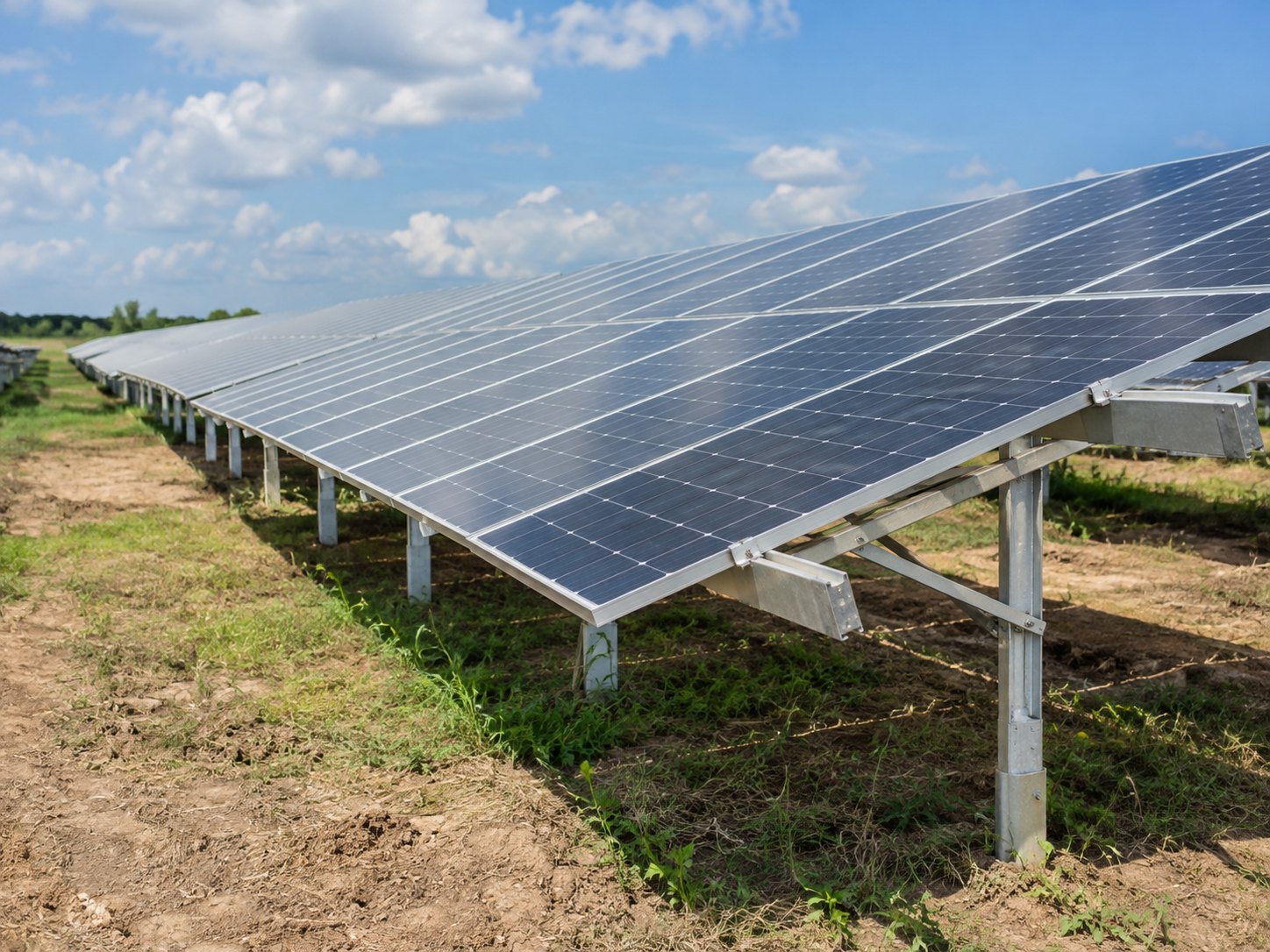 Solar MMS & Steel Structures — illustrative reference image